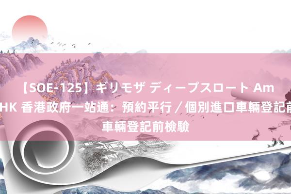 【SOE-125】ギリモザ ディープスロート Ami GovHK 香港政府一站通：預約平行／個別進口車輛登記前檢驗